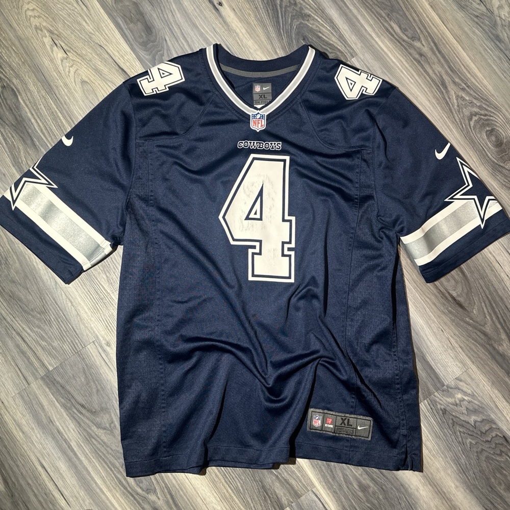 Nike Men's Navy Blue Team Jersey cowboys vintage